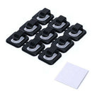 18 Pc line Cord Wire Line Organizer Clips Fixer Fastener Tidy Holder Desk W