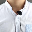 3.3FT Braided Wire Lavalier Lapel Tie Clip-On Microphone Mono 3.5mm Mic hv2n