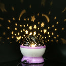 Rotation Star Sky Kid Luminous Light Lamp Night Projector Romantic Decorati