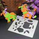 Dairy Cattle Cow Craft Puzzle Die Cutting Stencil Scrapbooking DIY Decor