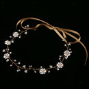 Charming Woman Bridal Flower Rhinestone Crown Tiara Headband Headpieces