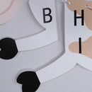 happy birthday cow paper banner hanging diy party decor bunting supplie ME