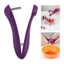 Cherry Pitter Stoner Pit Seed Fruit Remover Core Easy Squeeze Stone Tools  XQE