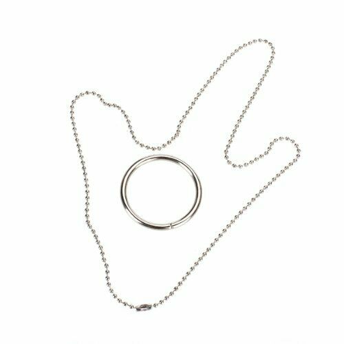 Magic Ring Necklace Metal Magic Trick Props Knot N1T2