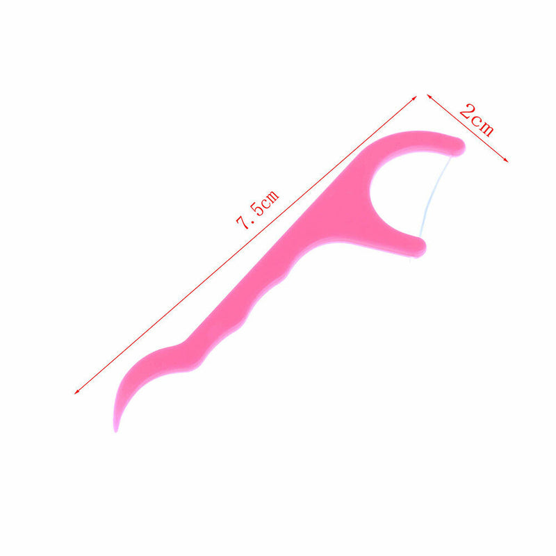 25Pcs Teeth Toothpick Dental Floss Flosser Picks Stick Oral Care Tooth Cleane Cy