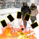 Vest 5 In 1 Thermal Clothing Outdoor Camping Waterproof Electric Heating Pad