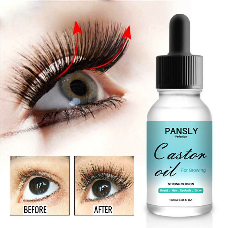 Pansly Eyelash Growth Serum Eyelash Enhancer Natural Castor Oil Maintenance R6D3