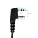 2 Pin Mini PTT Speaker MIC Walkie Talkie Accessories For Baofeng UV5R 888S