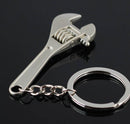 Stainless Steel Adjustable Creative Wrench Spanner Keychain Ring Keyring Tools