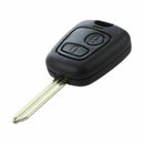 2 button of remote control shell for citroen saxo berlingo picasso