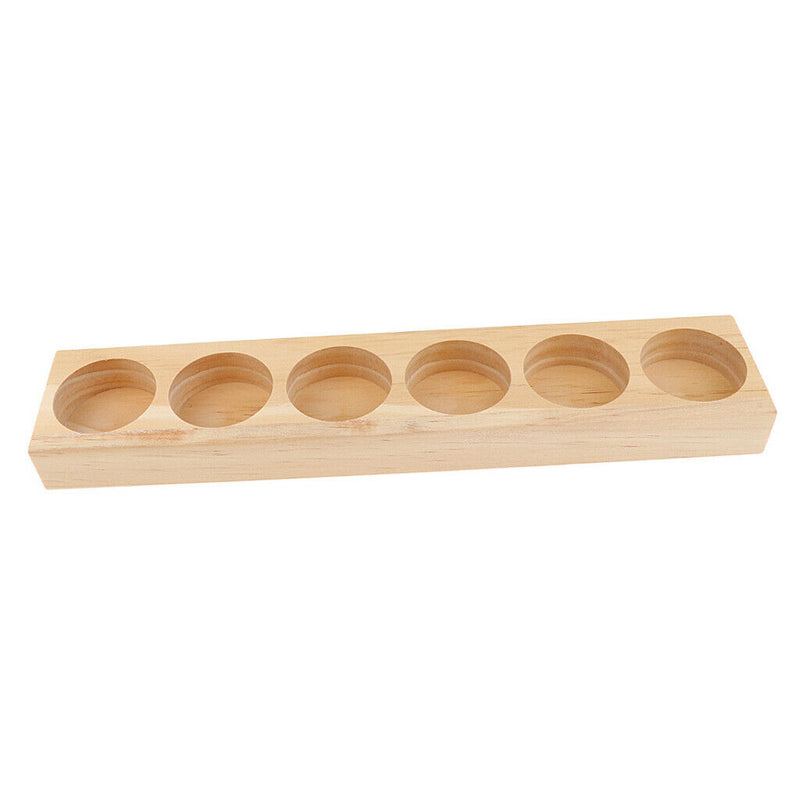Natural Wood Essential Oil Perfume Storage Display Rack Holder Organizer Stand