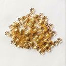 900 Pieces Assorted Color Metal Filigree Flower Bead Caps Jewelry Making