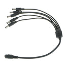 DC Power Splitter Cable 1 Female to 5 male Connectors 39cm