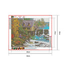 5D Full Drill Square Diamond Painting Cross Stitch Mosaic (F004 River) A