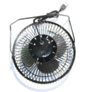 Usb Iron Fan 6Inch Cooling Ventilation Fan+3.5W Solar Panel Charger Powered