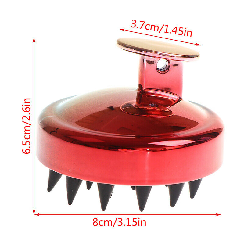 Handheld Electroplating Shampoo Brush Wet Dry Hair Wash Head Massage Comb SEAU