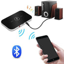 DC 5V/0.5A Heavy Duty 2-in-1 Bluetooth 5.0 Transmiter and Receiver A2DP Black