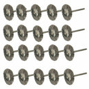 20Pcs Stainless Steel Wire Wheel Brush Cleaner Polishing For Rotary Grinder G1W4