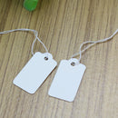 500 Pcs String Jewelry Retail Display Label Price Tags Tickets Tie 27x14 HJV