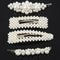 Pearls Hair Clips For Women Girls 4Pcs Large Bows/Clips/Ties For Birthday V F9C9