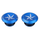 Bike MTB 1 Pair Mini Aluminum Alloy Grip Handlebar Bar End blue A
