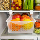 Space Saver Storage Freezer Organizer Box Basket Rack Holder Fridge Shelf
