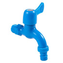 Home Kitchen Plastic Blue Quarter Turn Faucet Tap