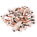 50 Pcs 2 Position SPDT 1P2T 3 Pin PCB Panel Vertical Slide %o