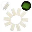 10pc Fishing Glow Stick Clip Used On Fishing Rod Feeder Fluorescent Light Stick-