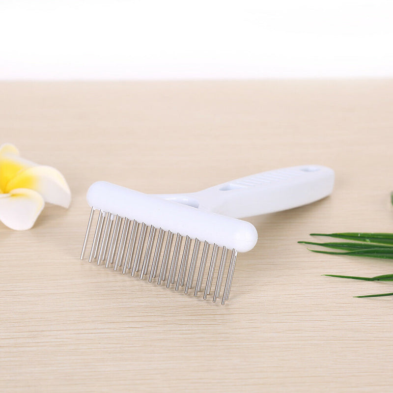 Pet Dog Cat Long Thick Hair Shedding Remove Grooming Tool Rake Comb Brush ES