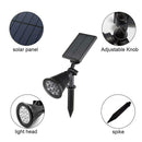 7LED Solar Garden Lamp Spot Light Outdoor Yard Lawn Landscape Spotlight Lighting