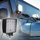 48W Square LED Driving Work Light Spot Lamp Waterproof Off-Road Boat Truck 12V