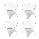 4 Pieces Cat Elevated Food Bowls Raised Feeder For Small Pet Cats Rabbits