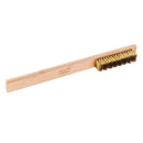 Handle Copper Wire Brush for Rust Paint Remover Straight Brush Six Rows