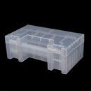 Portable hard plastic case storage box holder organiser for AA AAA C battery f3c
