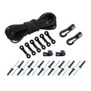Marine Expanded Deck Rigging Kit Accessory for Kayaks Canoes Boats w/Bungee Cord