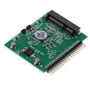 mSATA SSD to 2.5inch 44 PIN IDE HDD Adapter Card for Laptop Computers
