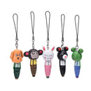 1Pc Wooden Animal Ballpoint Pen Bag Pendant Kid Stationery Gift Random LJU