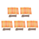 60 Pieces Salon Perm Curling Rods Bangs Waves Curlers Styling Rollers Clips