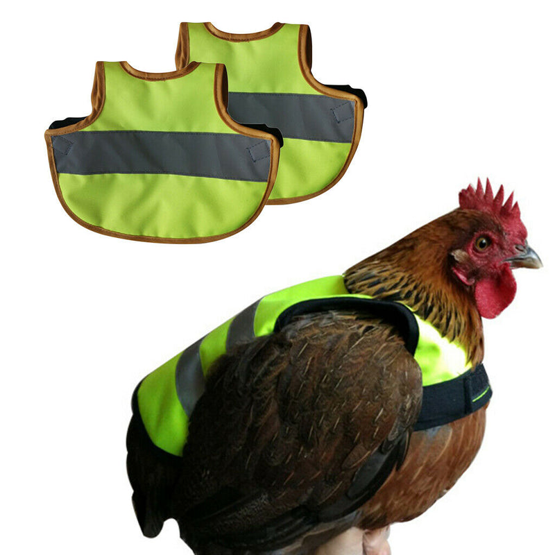 2x Pet Reflective Vest Chicken Poultry