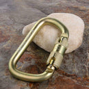45KN Outdoor Camping Climbing Steel Carabiner Safety Master Lock Buckle