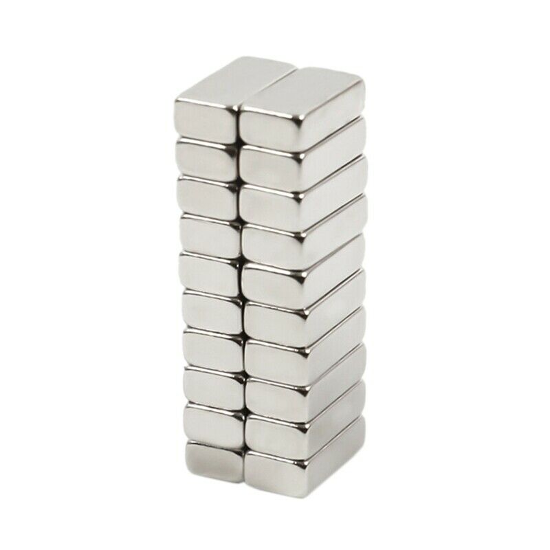20 Pcs 10 Mm x 5 Mm x 3Mm Neodymium Block Magnet Super Strong Magnets Craft P3D2