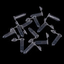 100pcs 2ml Micro Centrifuge Tube Vial Clear Plastic Vials Container Snap Cap_SE