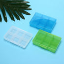 1pc Random Color Mini Pill Cases Drug Storage 6 Slots Pill Box Storage Box B Gw