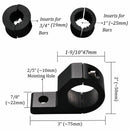 2pcs Roof Bars LED Light Bracket Roll Bar Clamps Tube Clamp for Roll Cage B F2G4