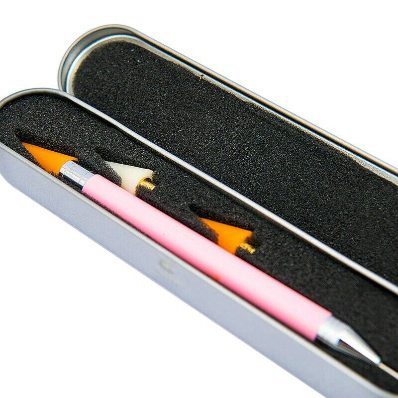 Dual-Ended Nail Art Wax Studs Beads Rhinestone Gems Crystal Jewel Diamond S S5T5