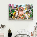 5D DIY Full Drill Diamond Painting Cross Stitch Mosaic Craft Kits (Pets04)
