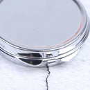 Personalised Folding Mirror Key Ring Keychain Portable Compact  CosmetEW3C