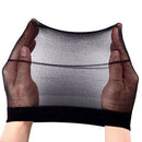 1 Set 12 Pack Black Wig Stockings Wig Caps Stretchy Nylon Closed End Wig Ne T1M2