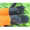 Leather Welding Gloves Heat Resistant Work Glove Grill Oven Blacksmith
